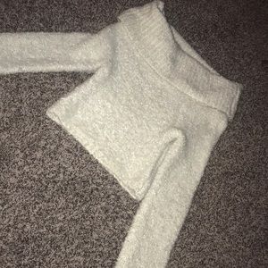 Grey off shoulder urban sweater size xsmall